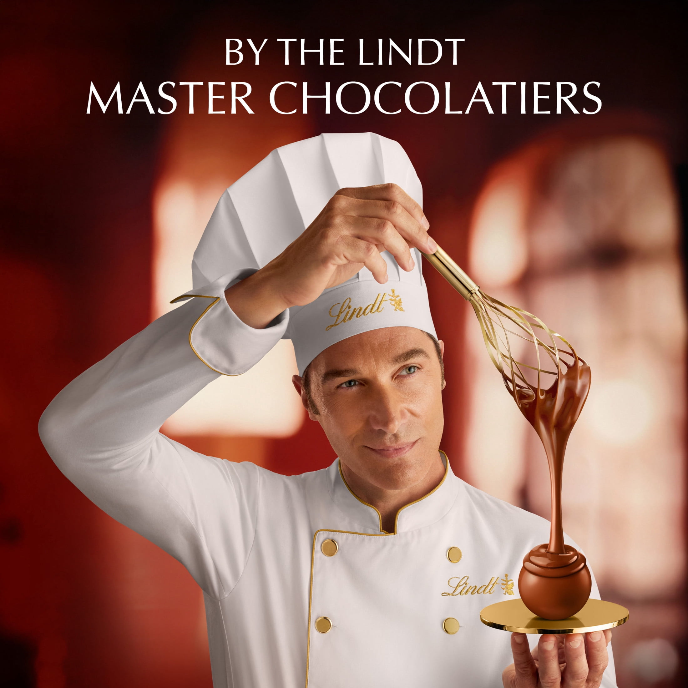 Lindt LINDOR Assorted Chocolate Candy Truffles Gift Box, 3.8 oz.