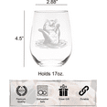 thumbnail image 5 of C&M Personal Gifts 17 oz Otter Stemless Wine Glass (Style O6), 5 of 5