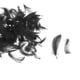 thumbnail image 4 of Plumas de ganso naturales de colores de 6 a 8 cm para manualidades, decoración de bodas y fiestas. Negro, 4 of 5