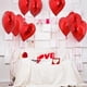 thumbnail image 5 of Set de globos TONIFUL de 30 piezas, corazones rojos de foil de 18", 5 of 6