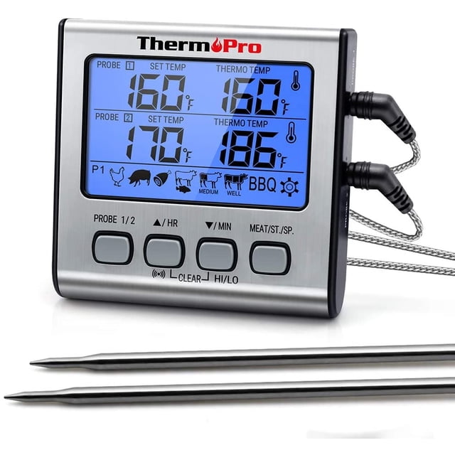 ThermoPro TP-17 Dual Probe Termometro de carne de cocina dig ThermoPro ThermoPro