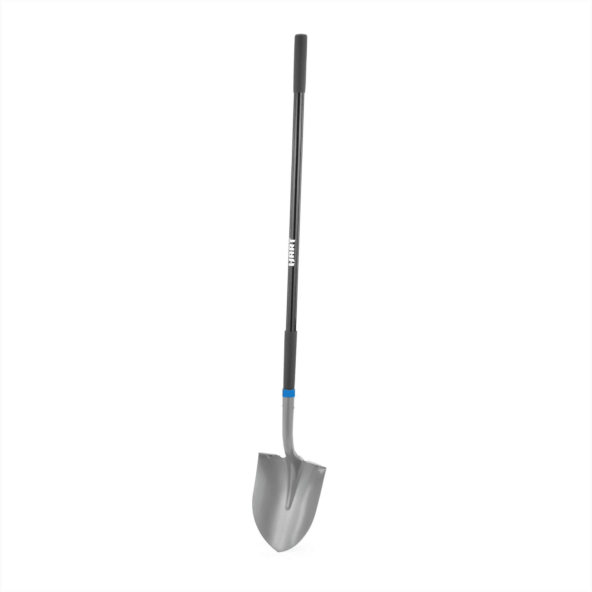 HART Heavy-Duty Steel Digging Shovel with Fiberglass Handle and Anti Slip Step Tread