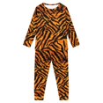 thumbnail image 5 of DISNIMO Animals Tiger Stripes Long Sleeve 4t Boys Pajamas 2 Piece Set for Kids Pj Pants Set for Girls Long Sleeve Sleepwear Sets for Kids Crewneck Nightwear with Pocket Kids, 5 of 7