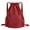 Red, variant on Travel Backpack for Men Women Large Capacity Sports Bag Drawstring Football Mountaineering Cycling Bundle Pocket Durable Lightweight