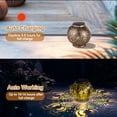 thumbnail image 2 of 2 Pack Owl Solar Lanterns Outdoor,Waterproof Hanging Solar Lights Owl Gifts for Women,Metal Bird Decorative LED Lanterns for Yard Garden Decor, 2 of 7
