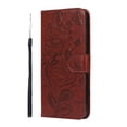 thumbnail image 2 of JTCASES for Samsung Galaxy S23 Plus 5G 6.6" 2023, Premium PU Leather Magnetic Wallet Case with Card Holder Lanyard Strap Kickstand Embossed Mandala Flower Pattern Cover for Women Girls, Brown, 2 of 7