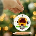 thumbnail image 2 of School Bus Ornament, Personalized School Bus Christmas 2025 Ornament Yellow School Bus Ornament with Name & Year, School Bus Xmas Ornament, Gifts for Bus Driver, School Bus Decor tQZIjq, 2 of 6