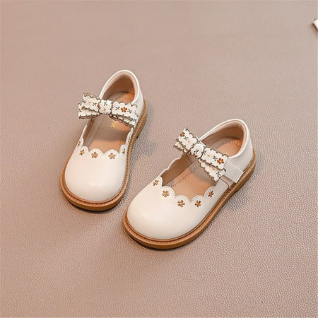 

Gubotare Sandals for Little Girl Unisex-Child and Toddler Girls Buckle Slides Sandal (White 11.5)