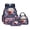 Cardinal Moon Cherry Blossom, variant on Xoenoiee Bee Honeycomb Print School Backpack for Kids Teens Lightweight Schoolbag Bookbag with Lunchbox and Pencil Case, 3 Piece School Backpack Set Back to School Gifts to Boys and Girls
