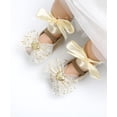 thumbnail image 2 of Bébé bébé Filles Partie Robe Enfants Talons Plats Chaussures Filles Arc Princesse Chaussures, 2 of 5