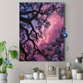 thumbnail image 4 of Dramatic Tree Silhouette & Vibrant Sky Canvas Print, Perfect for Living Room Bedroom Office Dining Room Hotel Lobby, 4 of 8