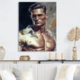 thumbnail image 2 of Designart Fashion Muscular Man With Sun Glasses VII Canvas Wall Art, 2 of 5
