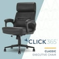 thumbnail image 2 of Click365 Classic Executive Office Chair Bonded Leather Black, 2 of 9