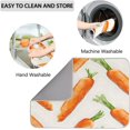 thumbnail image 3 of Absorbent Dish Drying Mat,Food Carrot Multi Prints 18*24inch Dish Drying Mat for Kitchen Counter Microfiber Absorbent Dish Draining Reusable Washable Extra, 3 of 4