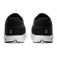 thumbnail image 3 of On Running Cloud 5 Men's Speed Lace Up Mesh Running Shoes in Black White Size 10.5, 3 of 4