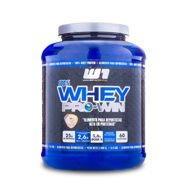Proteína Whey Pro Win Capuccino 2 Kgs. Winkler Nutrition