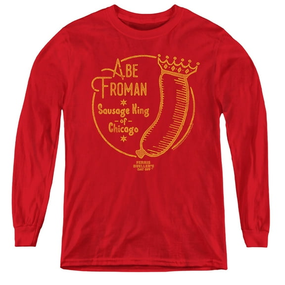 Ferris Bueller - Abe Froman - Youth Long Sleeve Shirt - Small