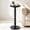 Ebony, variant on Aotto Small Round Side Table, Drink Table for Small Spaces, Modern Accent Tables with Solid Wood Leg for Living Room, Bedroom, Sofa Couch