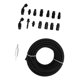 thumbnail image 5 of Kit De Adaptador De Conexión De Línea De Combustible 6AN De 3/8 Pulgadas, Manguera De Conexión De Gas Y Aceite De Nailon PTFE Flexible Para Sistema LS Swap EFI, 5 of 5