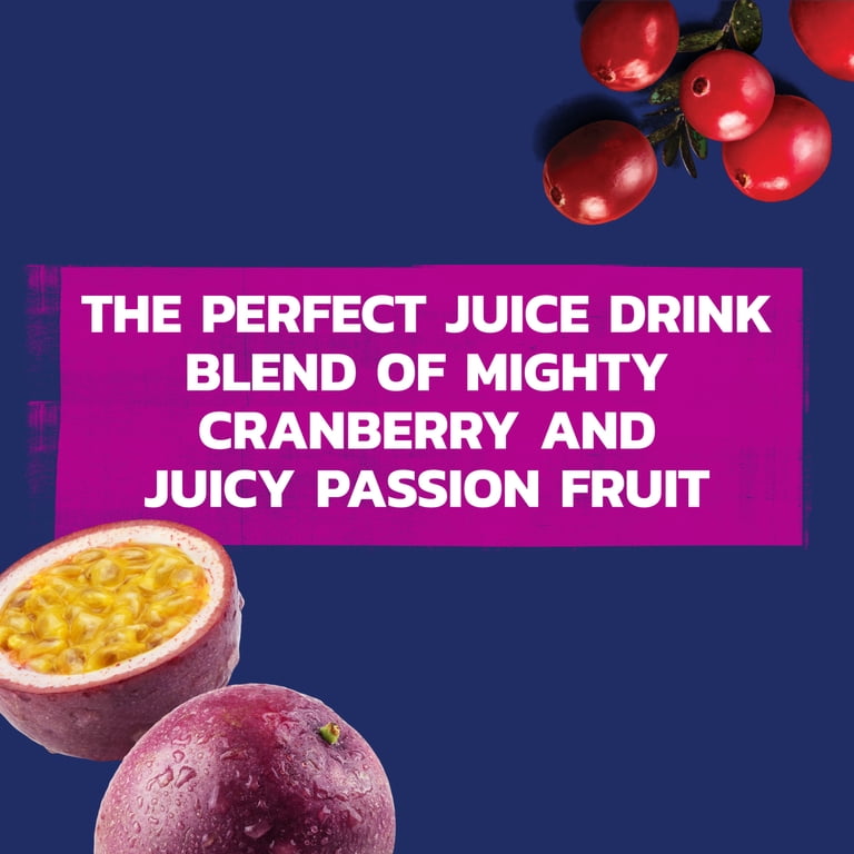 Ocean Spray Cran X Passion Fruit Juice Drink, 64 fl oz, 8 Pack photo 4