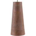 thumbnail image 4 of Livabliss Trout Traditional Accent Table Lamp, 22-inch, Dark Brown with Brown Shade (Set of 2), 4 of 5