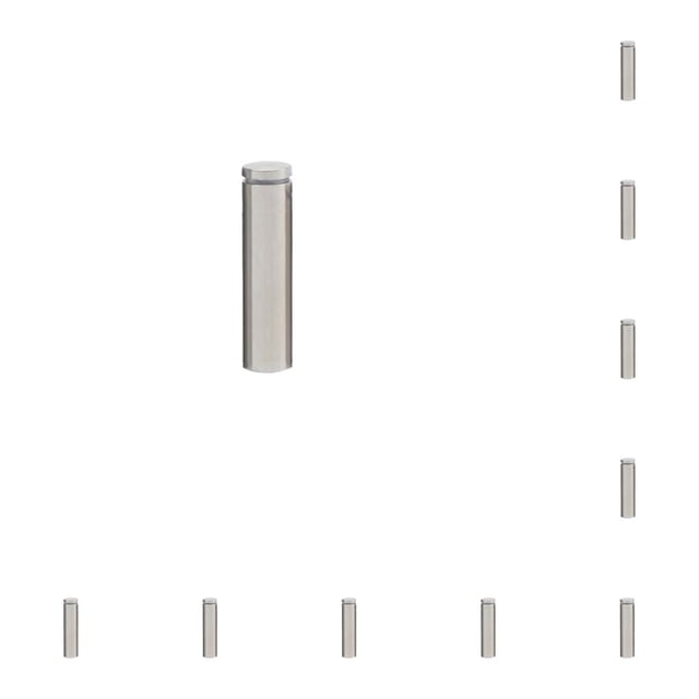 Kenally Tornillo de publicidad Instalación fácil Espejo de vidrio Clavo Tuerca a prueba de herrumbre Perno Soporte para colgar en la pared Capacidad de 16x80mm 10piezas Kenally CBP339064