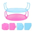 thumbnail image 2 of MasteelfCA 2pcs Rounded Microwave Oven Rack Layered Steaming Tray Kitchen Accessory, 2 of 8