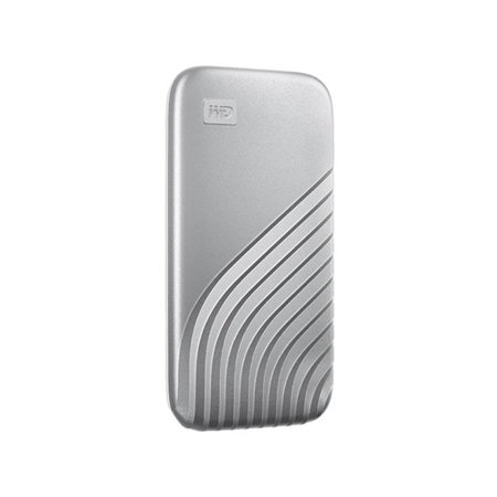 Western Digital WDBAGF0010BSL-WESN Western Digital My Passport SSD 1TB USB 3.2 Gen2, USB-C Portable Storage - Silver