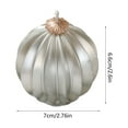 thumbnail image 3 of Nkmbld Scented Candles Gift Set, Christmas Scented Candle Spherical Souvenir Fragrance Smoke-Free Wax for Xmas Home Party Room Table Decoration, Silver, 3 of 8