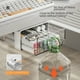 thumbnail image 4 of Caja de almacenamiento con cajón debajo de la mesa, caja de almacenamiento de papelería para dormitorio, caja de almacenamiento oculta para escritorio, caja de almacenamiento de cosméticos, 4 of 5