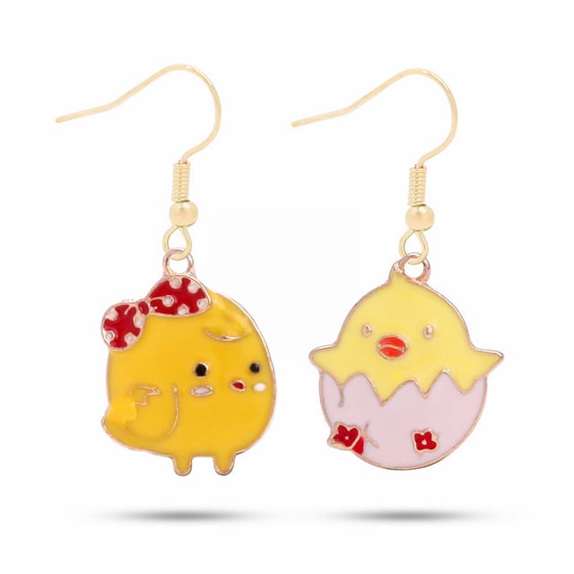 Hypoallergenic Earring Sets for Multiple Piercing Cute Bunny Dangling Rabbit Earrings Happy Easter Egg Carrot Hypoallergenic Huggie Gold Hoops Earrings for Women Jewelry Deals of the Week Clearance