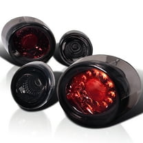 Spec-D Tuning LED Tail Lights Brake Lamps Smoke Lens Compatible with 2005-2010 Chevy Cobalt 2 Door Coupe, Left   Right Pair Assembly