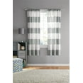 thumbnail image 1 of Mainstays Cabana Stripe 63" Rod Pocket Window Panel Pair, 1 of 3