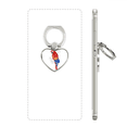 thumbnail image 1 of red psittaciformes parrot bird ph  stand holder kickstand universal support, 1 of 3
