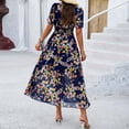 thumbnail image 3 of WILLBEST Vestidos Casuales Para Mujer Verano 2025 Vestido Estampado De Manga Corta Con Cintura Para Mujer Estilo Primavera/Verano, 3 of 3