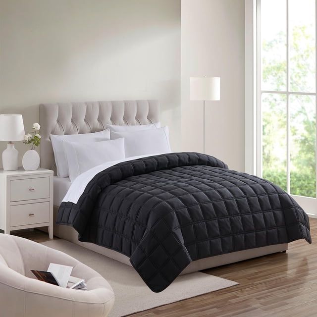 Comforter Sweet Home Collection, tamaño completo, negro