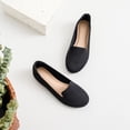 thumbnail image 4 of Veittes Women's Wide Width Flat Shoes, Round Toe Slip On Casual Dress Office Shoes., 4 of 6