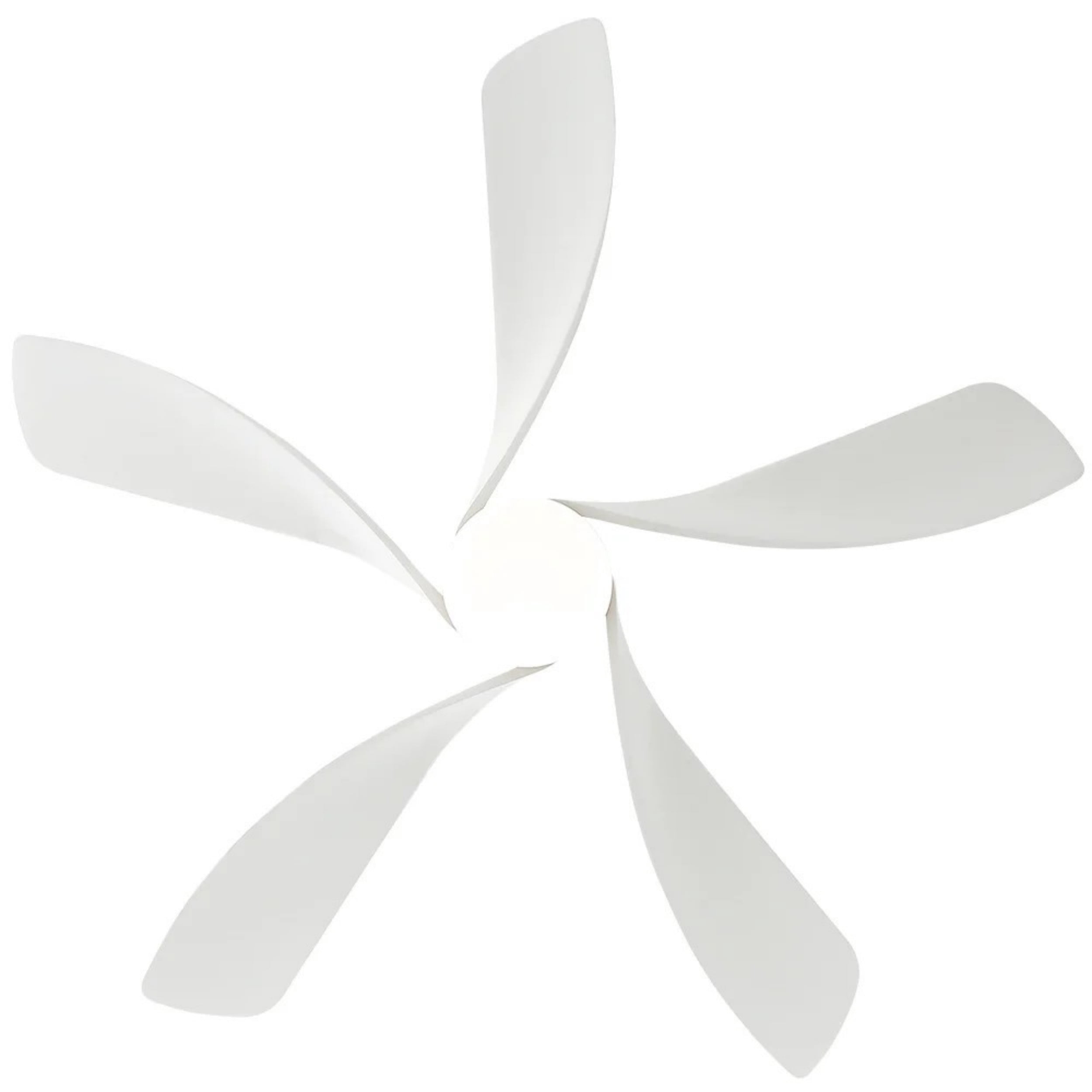 Sofucor 52-Inch Flush Mount Smart Ceiling Fan with LED Light, Remote and App Control