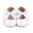 thumbnail image 6 of Yoyauz Baby Girl Mary Jane Shoes Anti Slip Rubber Sole Ballet Slippers Princess Dress Wedding Shoes Newborn Kids Shoes Toddler Shoes（0-12 Month）, 6 of 11