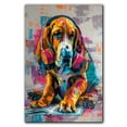 thumbnail image 3 of Bloodhound Decor Poster Unframe, Bloodhound Dog Canvas Wall Art, Dog Reading Book Canvas Print Painting Poster Wall Decor Dog Lovers Gifts, 3 of 6