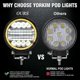thumbnail image 4 of 2X 4 Inch 200W LED Work Light Combo Spot Off Road Driving Fog Lamp, 4 of 5