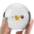 thumbnail image 5 of 8cm Clear Crystal Ball Transparent Galaxies Sphere Fortune Ball Home Office Decor(Solar System), 5 of 5