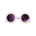 thumbnail image 1 of TIELUTT Pet Sunglasses Flower Sunglasses Circular Role Playing Glasses Photo Props Glasses for Cats and Small and Medium Sized Dogs Leash Double Dog Harness with Leash Rhinestone Choker Dog Dog Harnes, 1 of 8