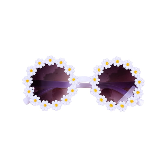 TIELUTT Pet Sunglasses Flower Sunglasses Circular Role Playing Glasses Photo Props Glasses for Cats and Small and Medium Sized Dogs Leash Double Dog Harness with Leash Rhinestone Choker Dog Dog Harnes