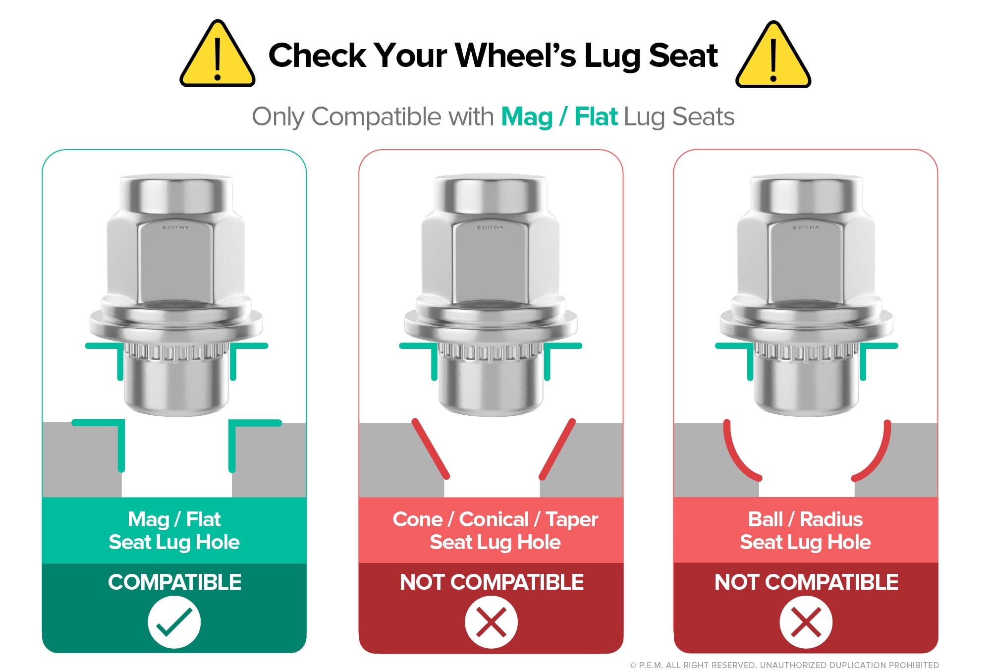 StanceMagic Set of 20pcs Chrome 12x1.25 Closed End Lug Nuts - OEM Mag Washer Style Seat, 1.5 inch Length, 13/16" 21mm Hex - Compatible with Nissan and Infiniti Factory Wheels