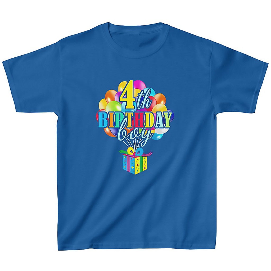 4th Birthday Boy Shirt 4 Year Old Boys Birthday Shirt Boy 4th Birthday
