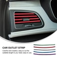 thumbnail image 3 of HONMEET 15Pcs Car Air Conditioner Vent Trim Strips, Interior Car Accessories, Dashboard Decoration, Easy Install, 3 of 6