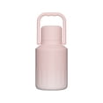 thumbnail image 2 of Snmubt Sulated Gallon Jug With Handle Stainless Steel Large Double Vacuum Water Bottle For Hot Cold Drinks Wide Mouth Sweat Proof Great For Travel Camping Stainless (Pink), 2 of 6