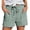 Mint Green, variant on Beach Shorts for Women Summer Elastic Waist Loose Crinkle Lightweight Casual Shorts with Pockets Vacation Outfits