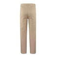 thumbnail image 4 of Bienzoe Boy's Cotton Adjustable Waist School Uniforms Pants Khaki 16, 4 of 9